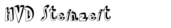 HVD Steinzeit font preview